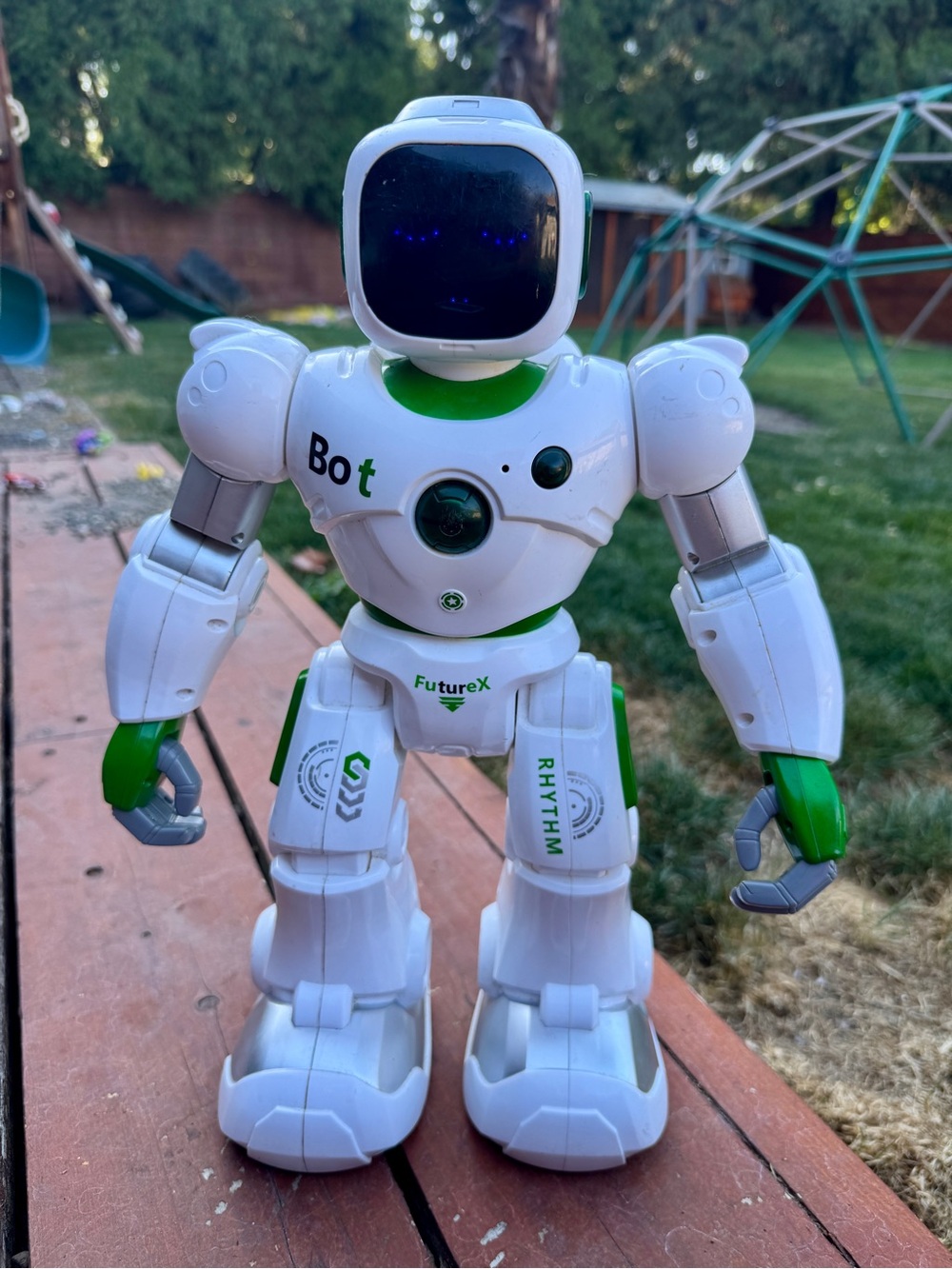 Ruko Carle Smart App Robot Toy 1088 White Green Remote Tested Working